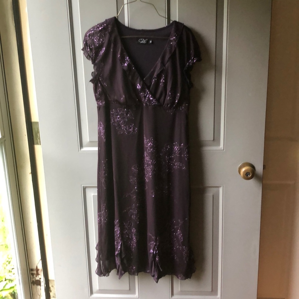 Purple formal dress